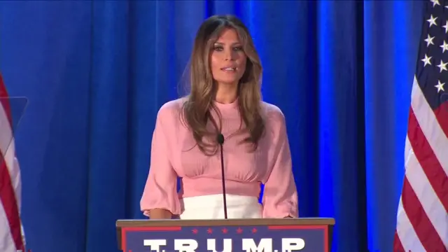 Melania Trump speaks