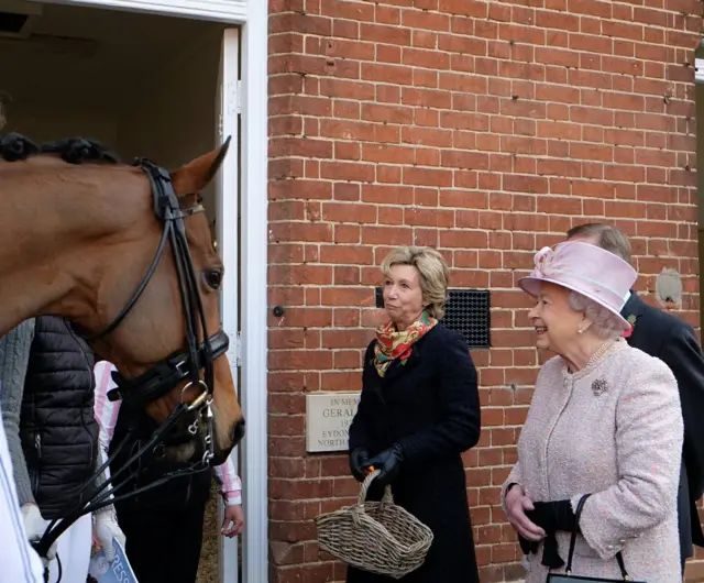 The Queen in Newmarket