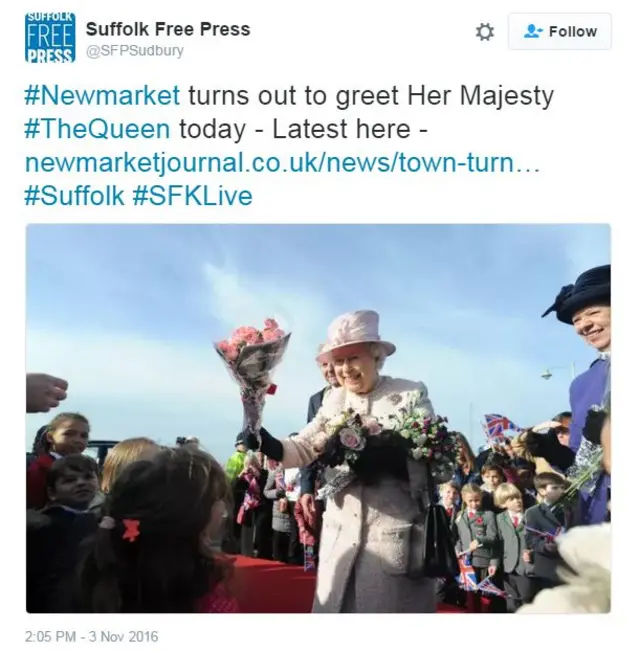 The Queen at Newmarket