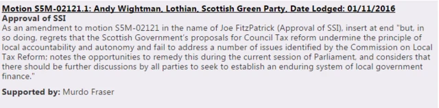 Scottish Greens amendment