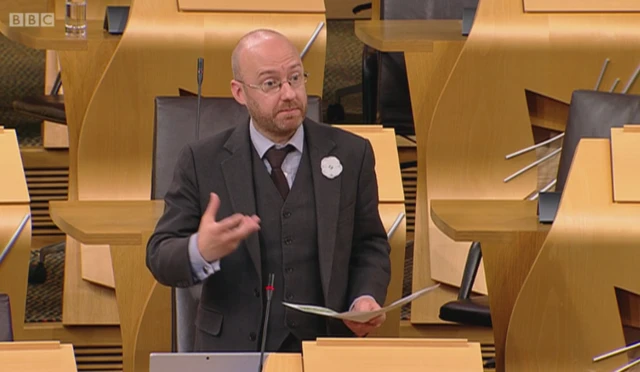 Scottish Greens Co-convener Patrick Harvie