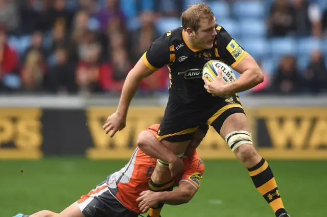 Joe Launchbury of Wasps