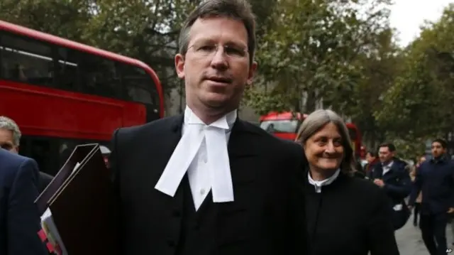 Jeremy Wright, the government's most senior legal officer, took centre stage