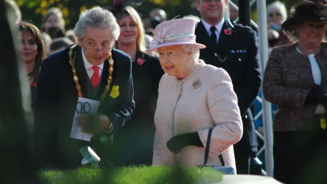 The Queen, at Birdcage Walk, Newmarket