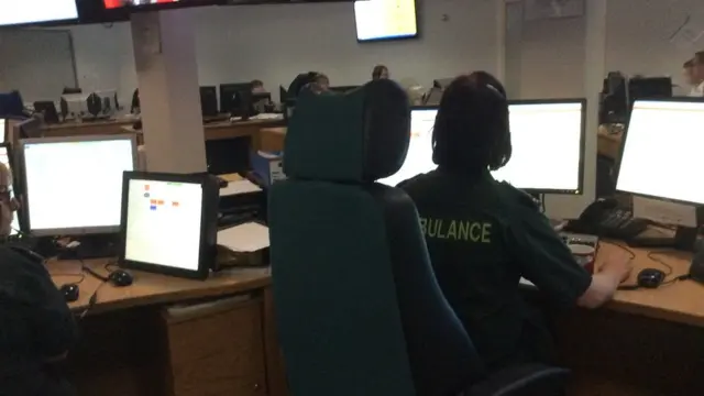 Ambulance control centre