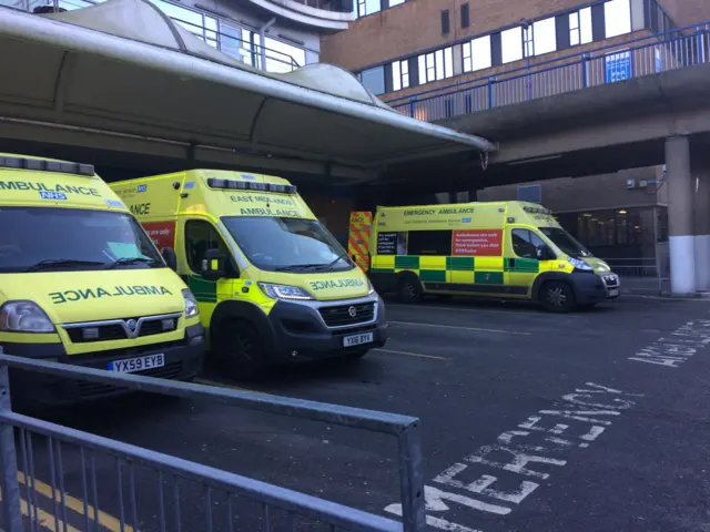 EMAS ambulances