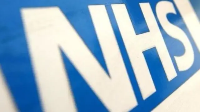 NHS sign