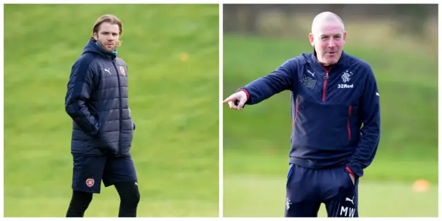 Robbie Neilson (left) and Mark Warburton