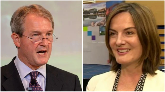 Owen Paterson and Lucy Allan