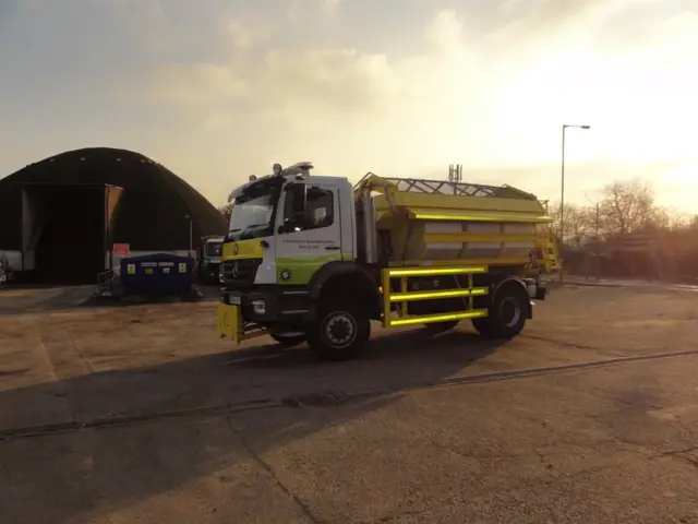 Gritting lorry