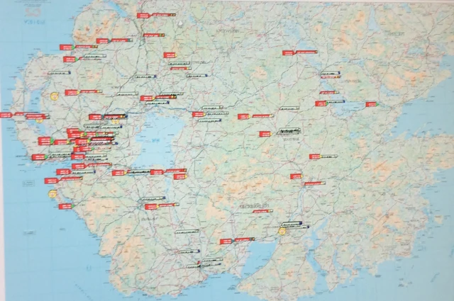 Northern Ireland map