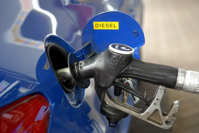 A diesel pump