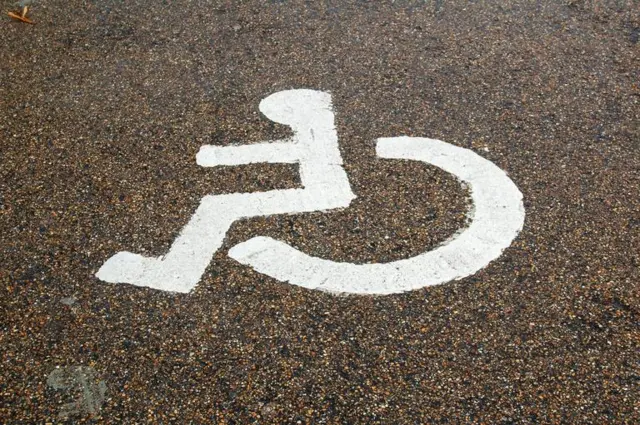 Wheelchair user sign