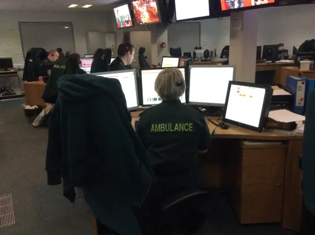 Northern Ireland control room