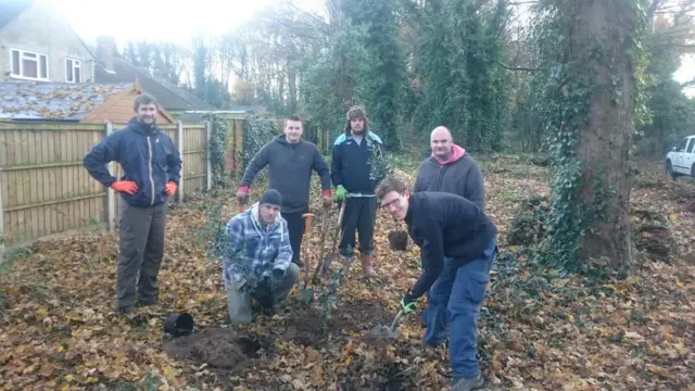 Planting voluneers