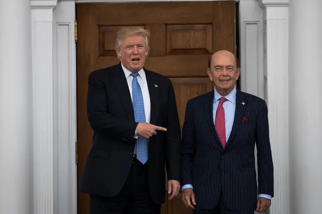 Wilbur Ross and Trump