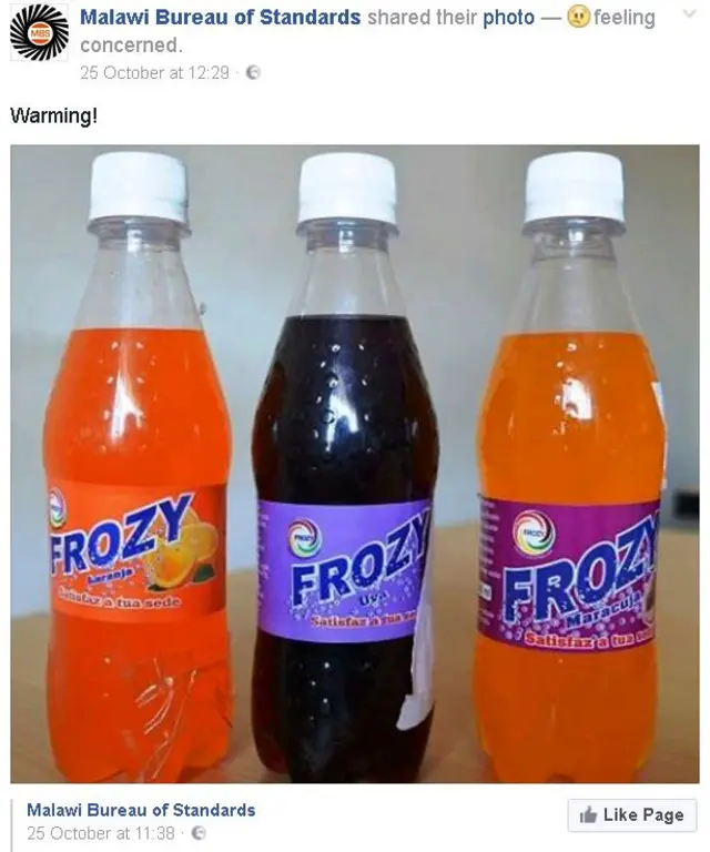 Bottles of Frozy