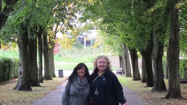 Cllr Christine Mitchell and Lynn Evans – Community and Education Officer, Cannock Chase Council