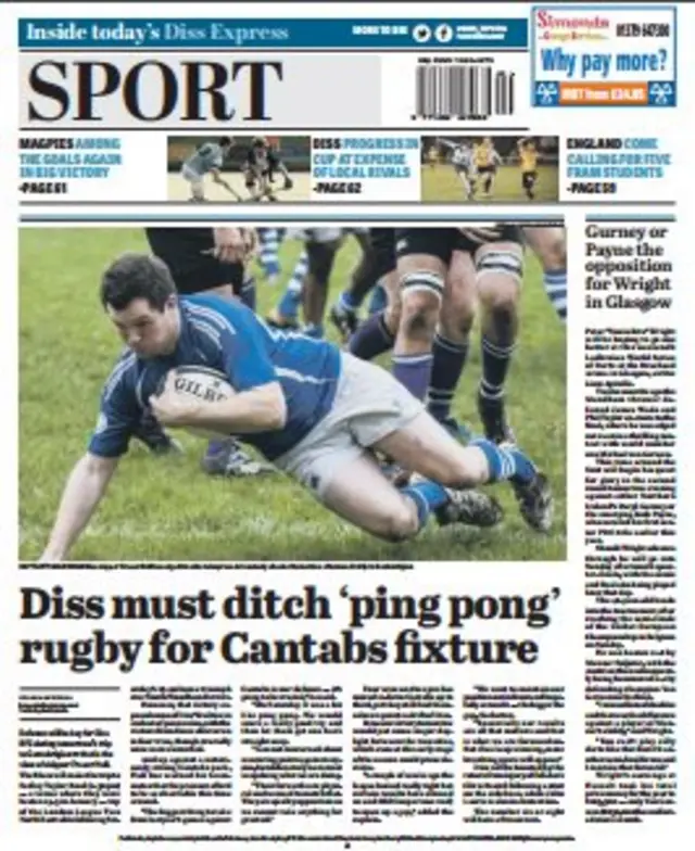 Diss Express back page