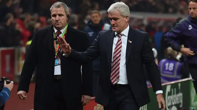 Mark Hughes after Swansea win