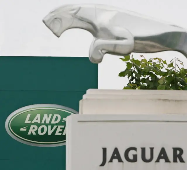 Jaguar Land Rover sign