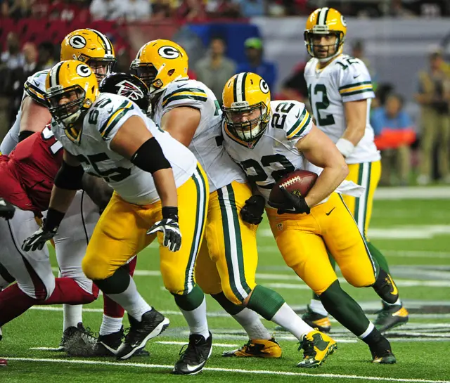 Green Bay Packers playing