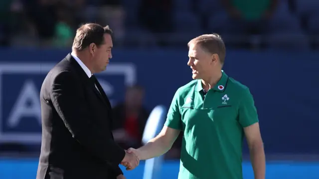 Steve Hansen and Joe Schmidt