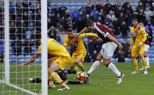 Sam Vokes of Burnley