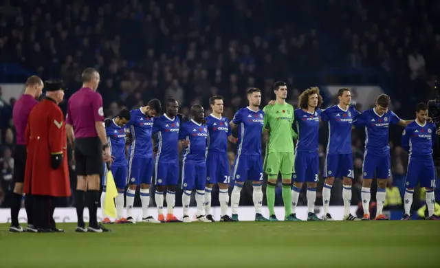 Minutes Silence before kick off