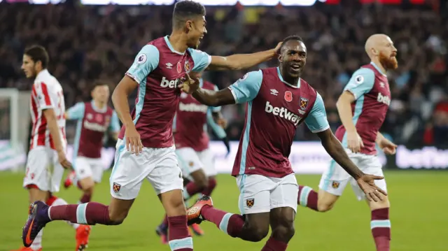 Antonio scores for West Ham