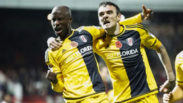 Fulham celebrate