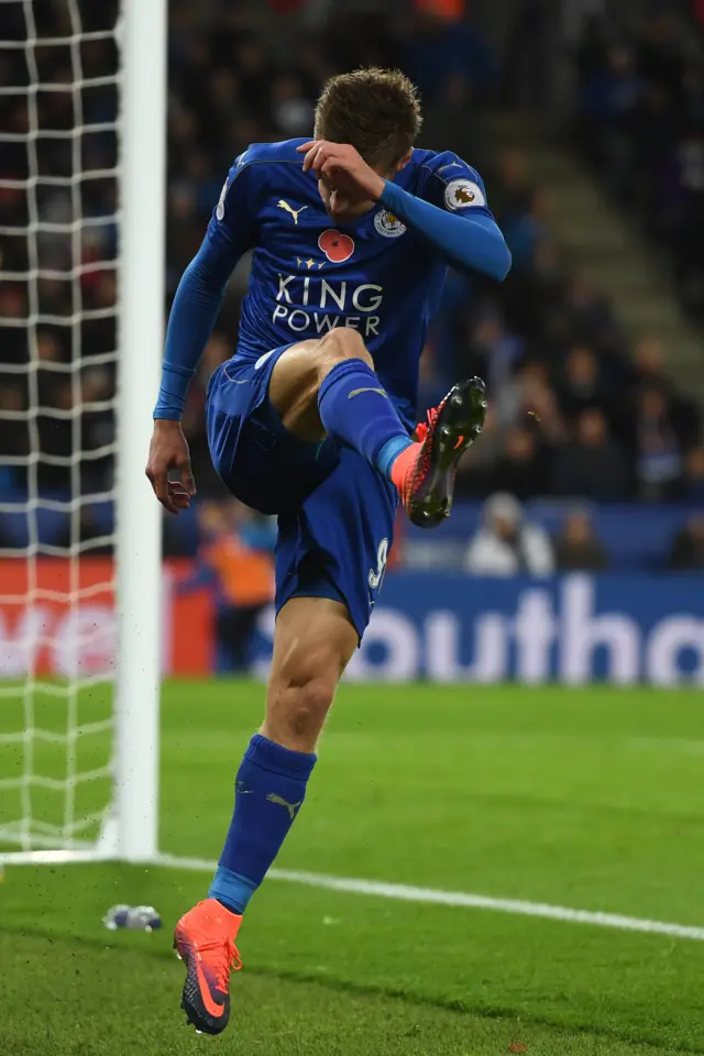 Jamie Vardy of Leicester City