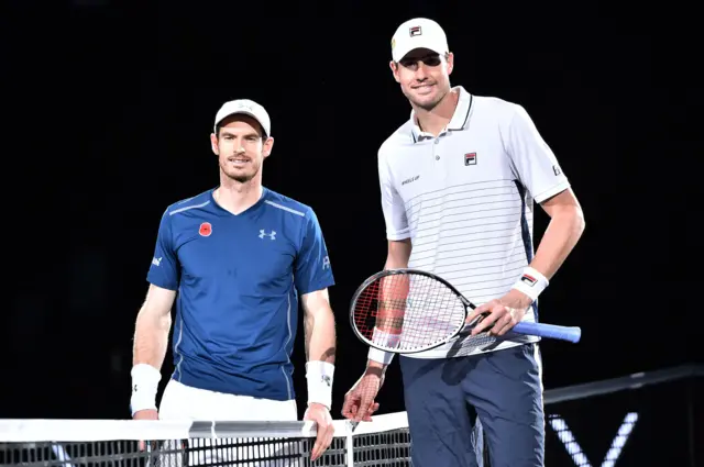 Andy Murray and John Isner