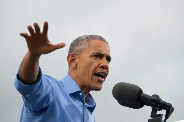 Obama speaking in Kissimmee, Florida