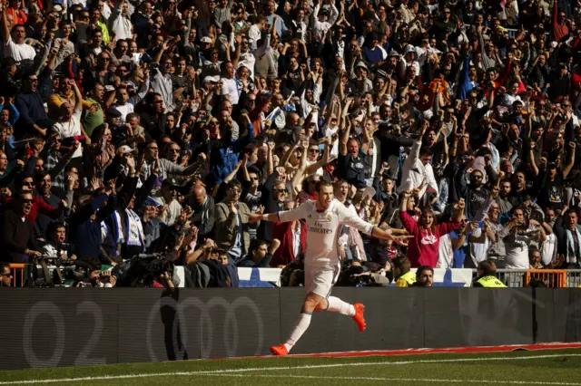 Bale celebrates