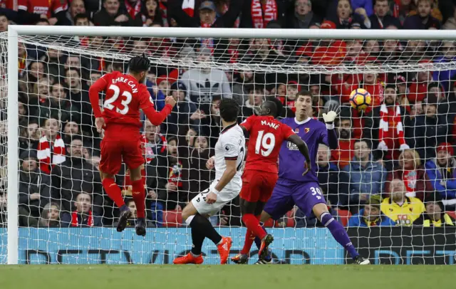 Emre Can scores their third goal