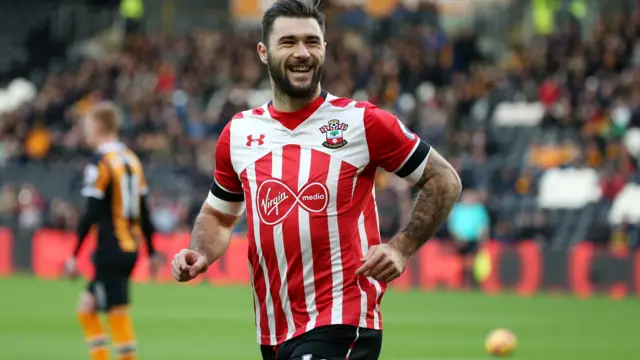 Charlie Austin celebrates