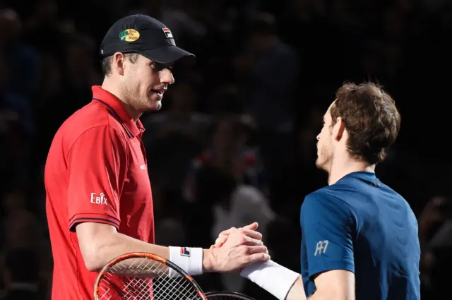 John Isner and Andy Murray