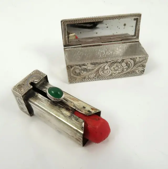 Lipstick and make-up box