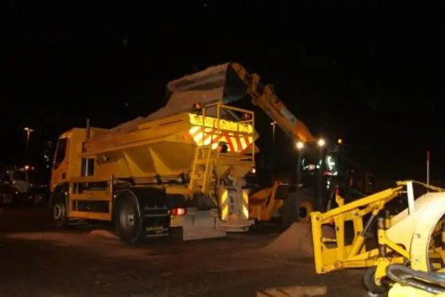 Gritting lorry