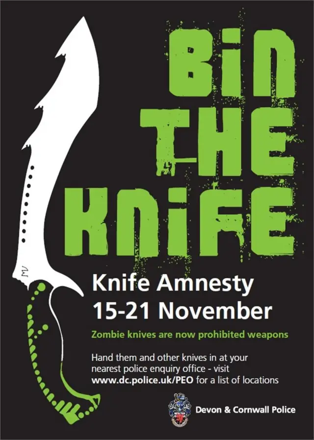 Knife amnesty