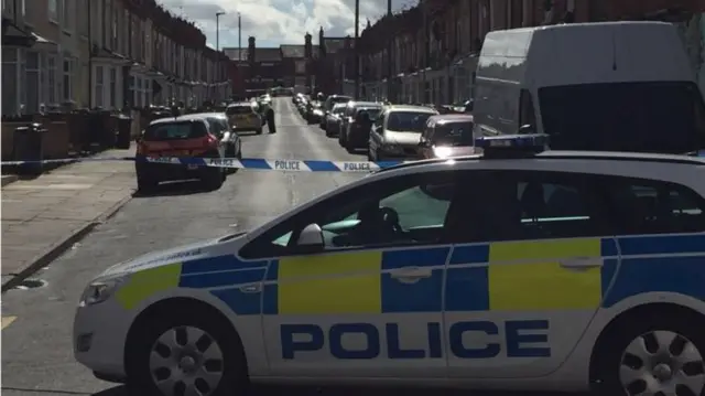 Police cordon on Sylvan Street