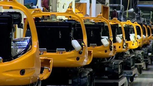 JCB production line