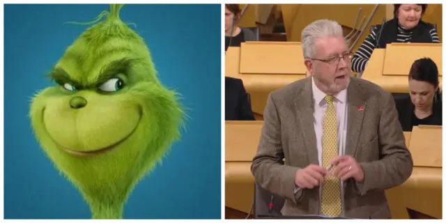 Grinch and Mike Russell