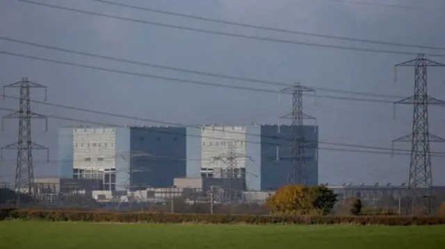 Hinkley Point A and B in Somerset