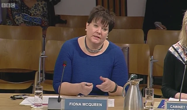 Fiona McQeen from the Scottish government