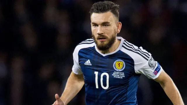 Scotland midfielder Robert Snodgrass