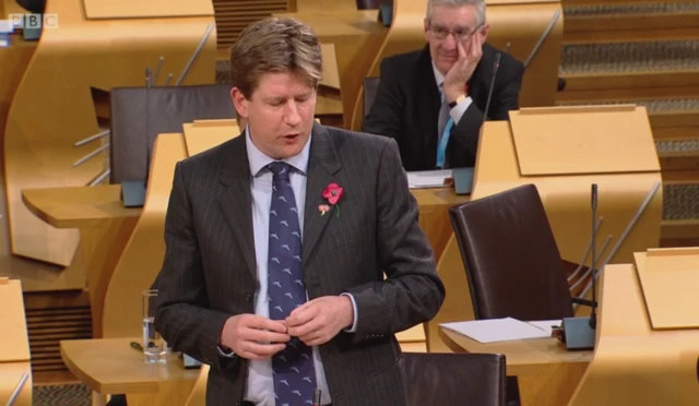 Scottish Conservative MSP Alexander Burnett