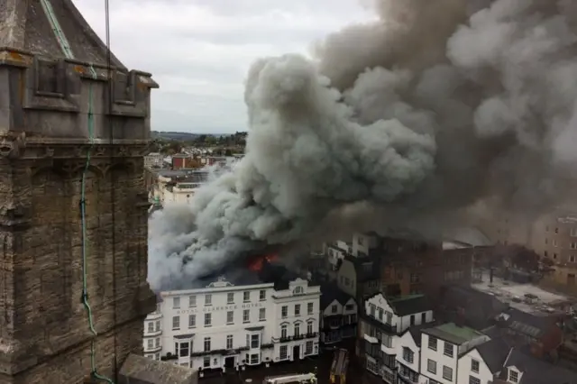 Exeter fire