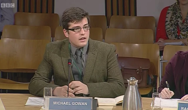 Michael Gowan Member of the Scottish Youth Parliament (MSYP)